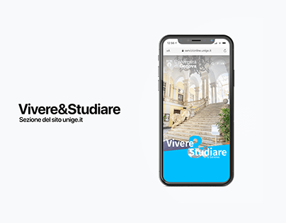 Web Design - Vivere&Studiare a Genova