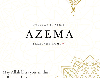 Invitation for azema day