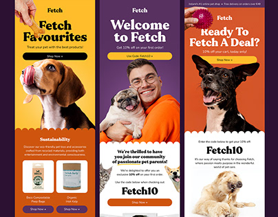 Fetch Email Design