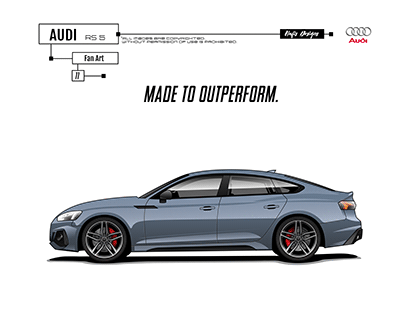 Audi RS5 Sportback Illustration