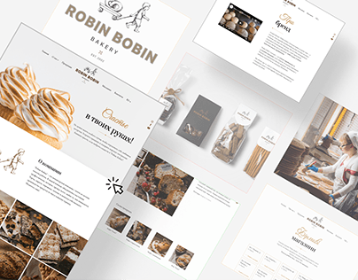 Ui/Ux design for Robin Bobin bakery