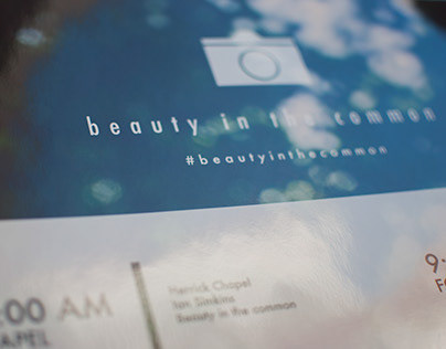 Beauty In The Common Event Branding