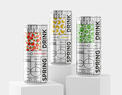Spring Drink — package design
