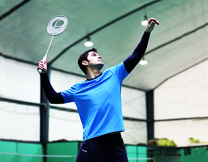 Display ad banner -Badminton racket