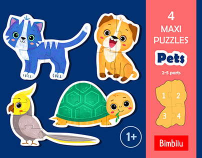 Pets: Maxi Puzzles For Babies And Toddlers