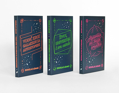 The Hitchhiker's Guide to the Galaxy Book Covers
