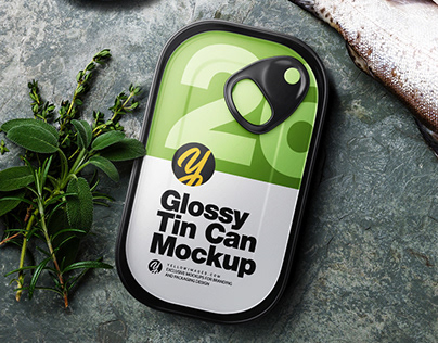 Download Tin Can Mockup Projects Photos Videos Logos Illustrations And Branding On Behance Yellowimages Mockups