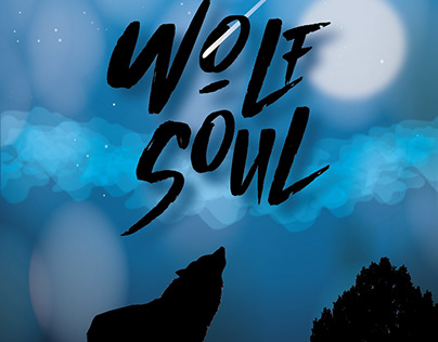 Thinking about a Wolf Soul - Hand drawing illustrations