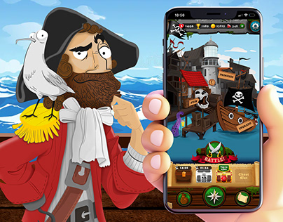 Миниатюра проекта — Pirate’s Letter / Mobile Game Assets & Animations