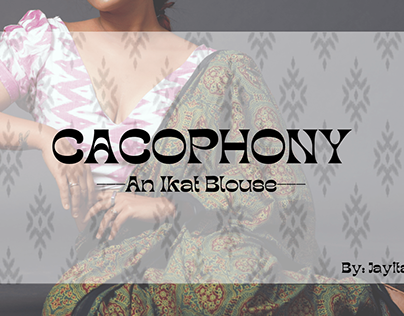 Cacophony - An ikat blouse