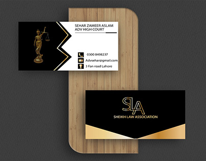 Business card design for a Lawer