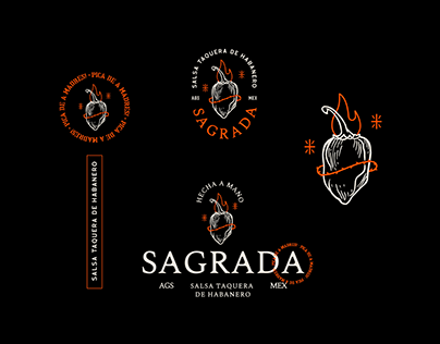Project thumbnail - Salsa Sagrada Brand Identity