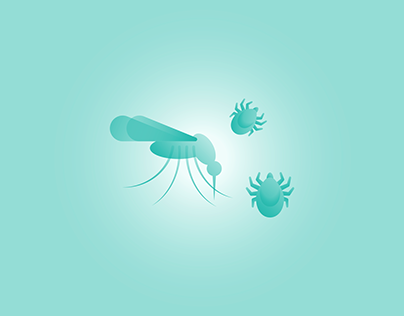 Big set (100+) climate icons — Vector borne diseases