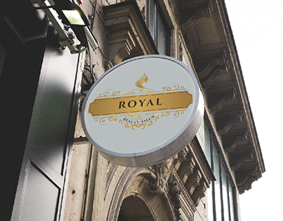 Royal beauty salon logo