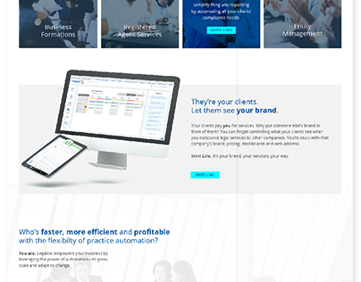 Legalinc Homepage Redesign