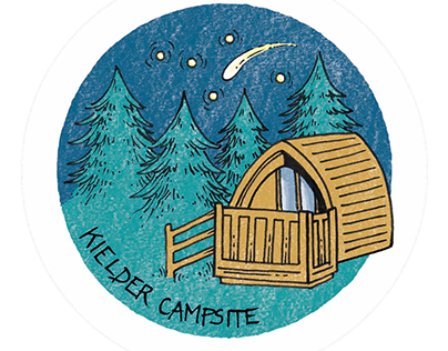 Kielder Campsite stickers