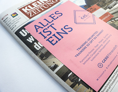 Tip On Card Kleine Zeitung für GESU GmbH