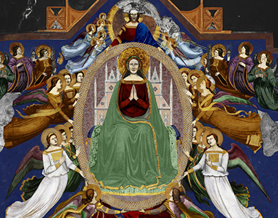 (Vergine di Stefano Fiorentino) Digital restoration