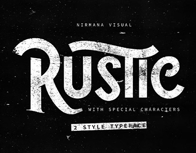 The Rustic Vintage Style Font