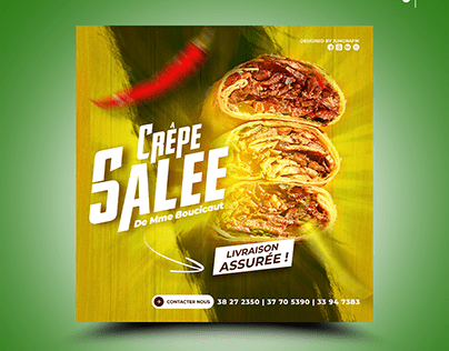 Flyers - Crêpe Salée de Mme Boucicaut