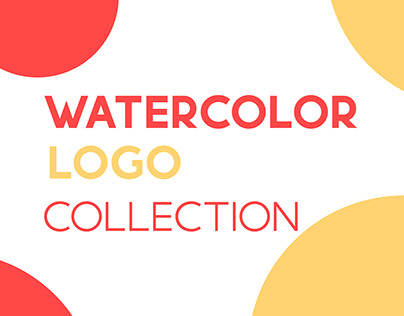 watercolor logo collection