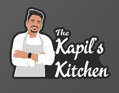 Mascot logo & Menu design for the Kapil's Kitchen