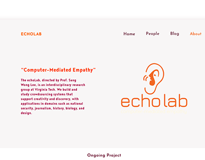 Web Design for Echolab