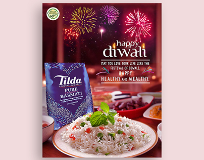 Tilda Basmati Rice, Diwali Flyer