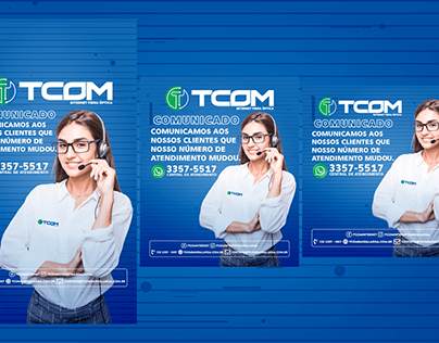 Kit mídia social TCOM: Comunicado