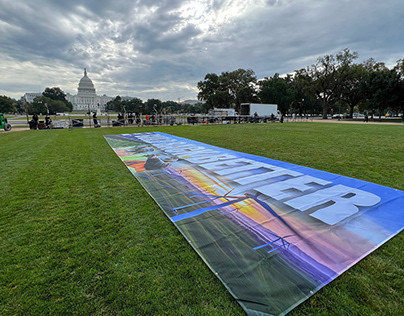 Climate Power Outdoor Banners