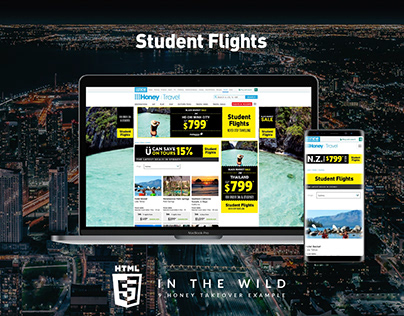 Student Flights HTML5 Banner Framework Design