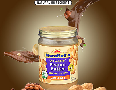 Peanut butter web banner design