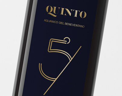 QUINTO // Wine label design