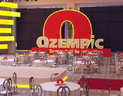 Ozempic Egypt - UAE - exhibition stand booth design
