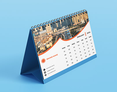 Desk Calendar Design (12page)