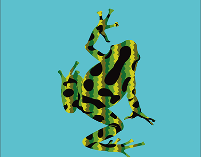 frog illustration design