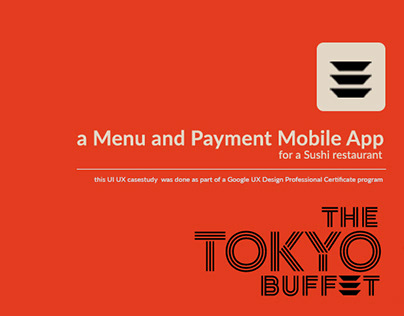 UI UX | Menu & Payment app for a Sushi restaurant