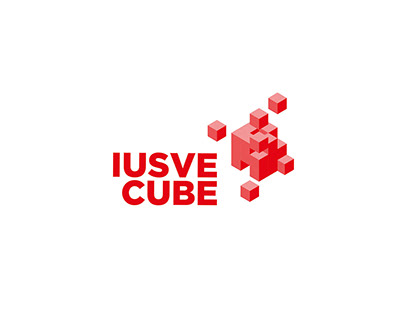 Logo design and coordinated image of iusve cube
