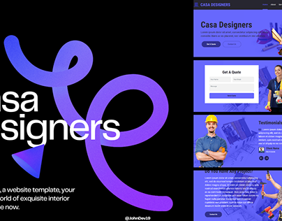Casa Designers - Web Template