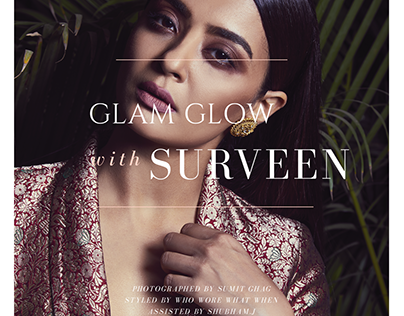 GLAM GLOW with Surveen.