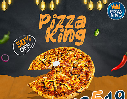 Social Media - pizza king