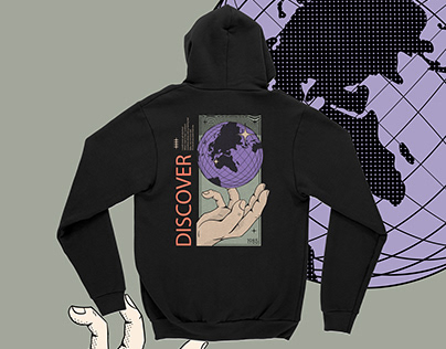 Discover hand hoodie design