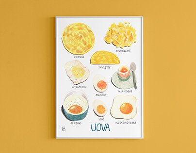 Uova - Food Illustration
