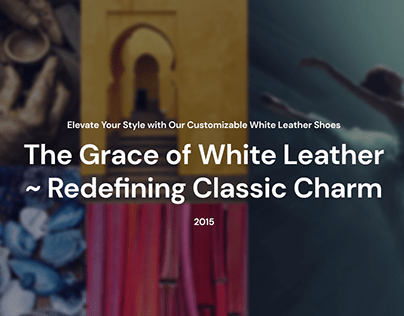 Classic White Leather Charm
