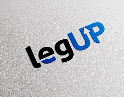 Legup wordmark logo design