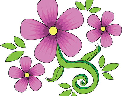 Flower Power Sticker Design