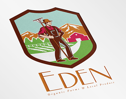 Eden Organic Farms Logo