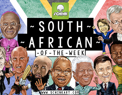 South African of the week Caricatures
