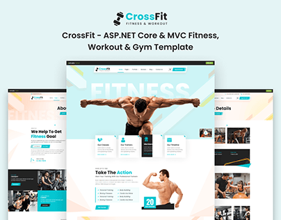 CrossFit - ASP.NET Core & MVC Workout & Gym Template