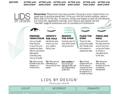LIDS BY DESIGN: Get Instant Eyelid Lift Without Surgery
